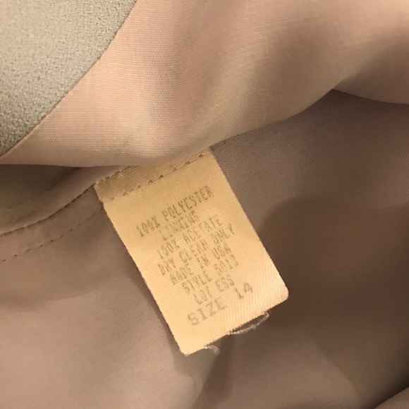 B. Michael Vintage Two Piece Dress/long coat - Size 14 - Picture 10 of 14